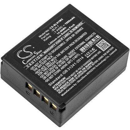 7.4V, 1900mAh, Li-ion Battery fits Olympus, E-m1, E-m1 Mark Ii, 14.06Wh
