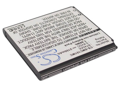 3.8V, 2100mAh, Li-ion Battery fits Samsung, Galaxy K, Galaxy S4 Zoom Lte, 7.98Wh