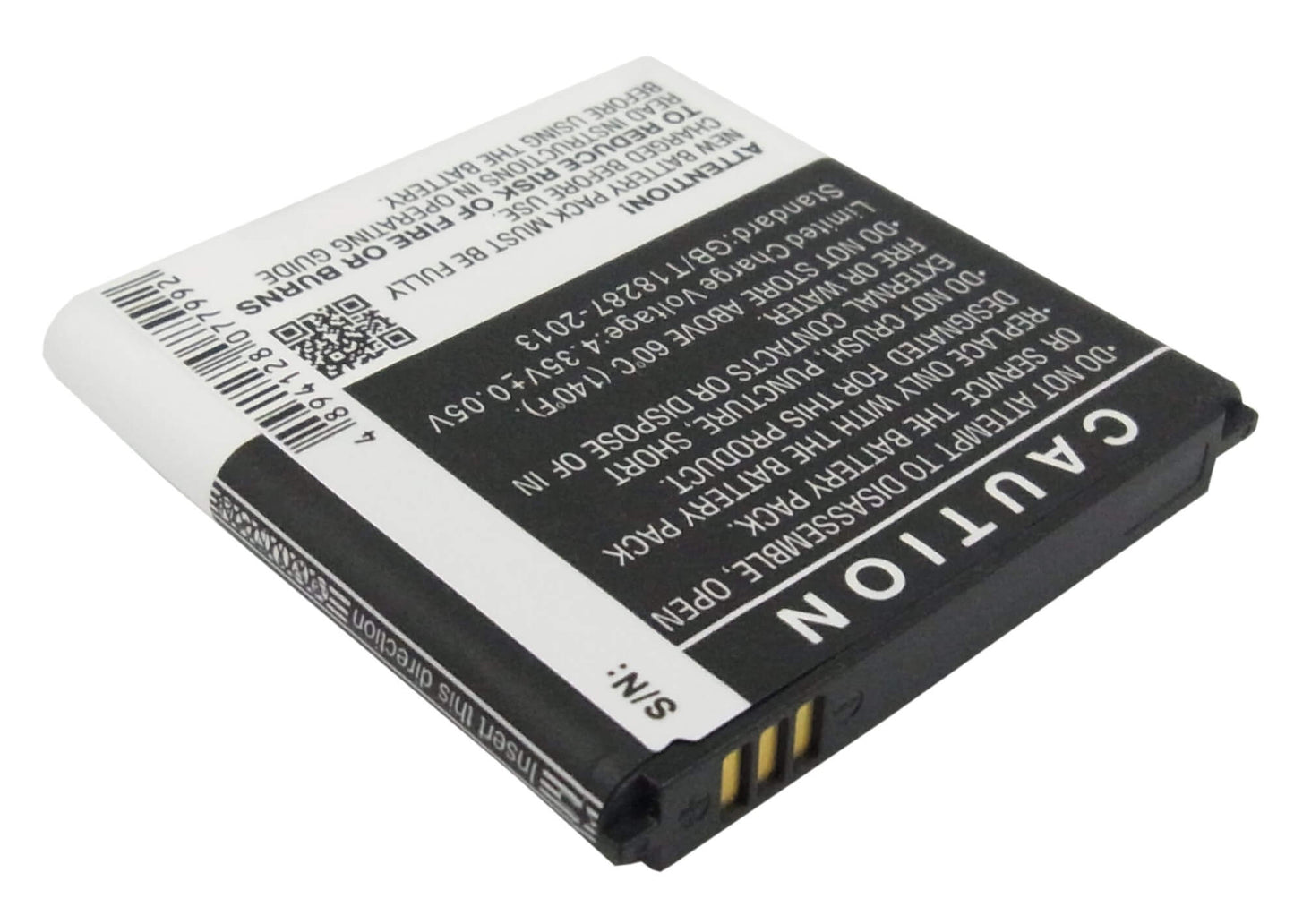 3.8V, 2300mAh, Li-ion Battery fits Samsung, Galaxy K, Galaxy S4 Zoom Lte, 8.74Wh