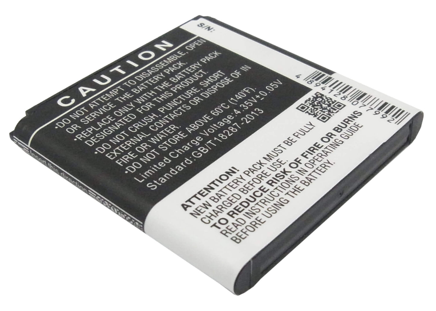 3.8V, 2300mAh, Li-ion Battery fits Samsung, Galaxy K, Galaxy S4 Zoom Lte, 8.74Wh