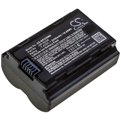 7.4V, 2250mAh, Li-ion Battery fits Fujifilm, X-t4, 16.65Wh