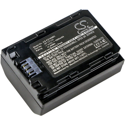 7.4V, 1600mAh, Li-ion Battery fits Sony, A7 Mark 3, A7r Mark 3, 11.84Wh