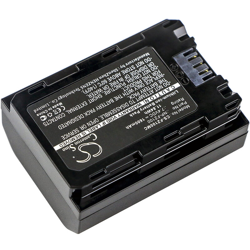 7.4V, 1600mAh, Li-ion Battery fits Sony, A7 Mark 3, A7r Mark 3, 11.84Wh
