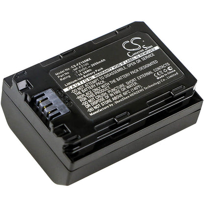 7.5V, 2050mAh, Li-ion Battery fits Sony, A7 Mark 3, A7r Mark 3, 15.375Wh