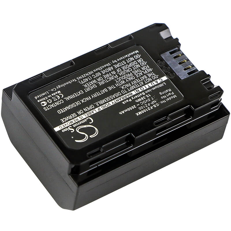 7.5V, 2050mAh, Li-ion Battery fits Sony, A7 Mark 3, A7r Mark 3, 15.375Wh