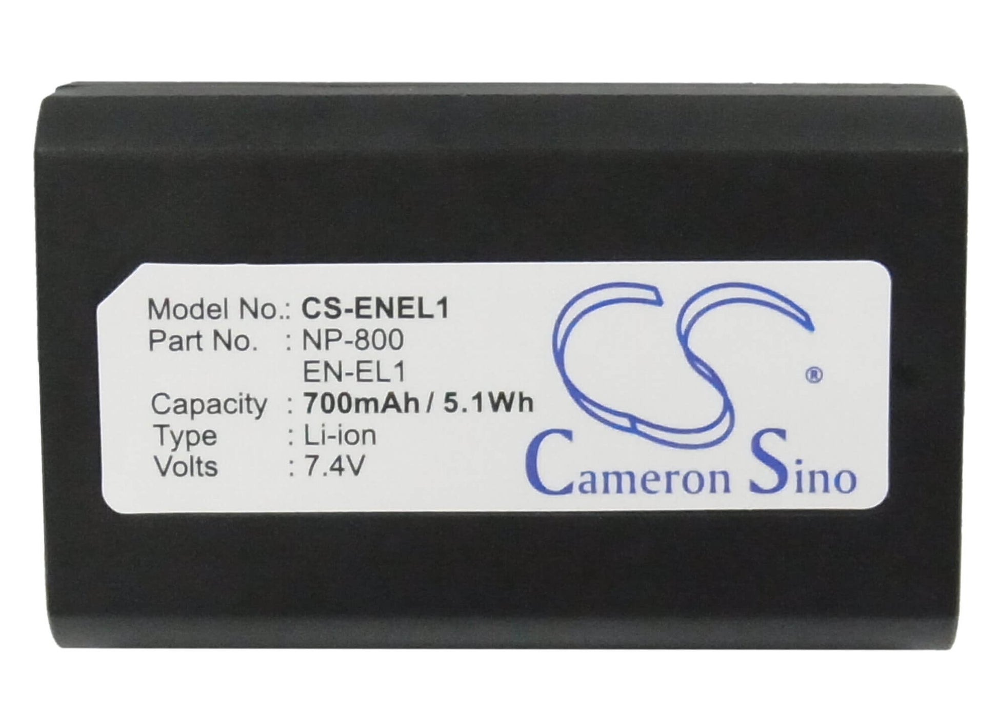7.4V, 700mAh, Li-ion Battery fits Nikon, Coolpix 4300, Coolpix 4500, 5.18Wh