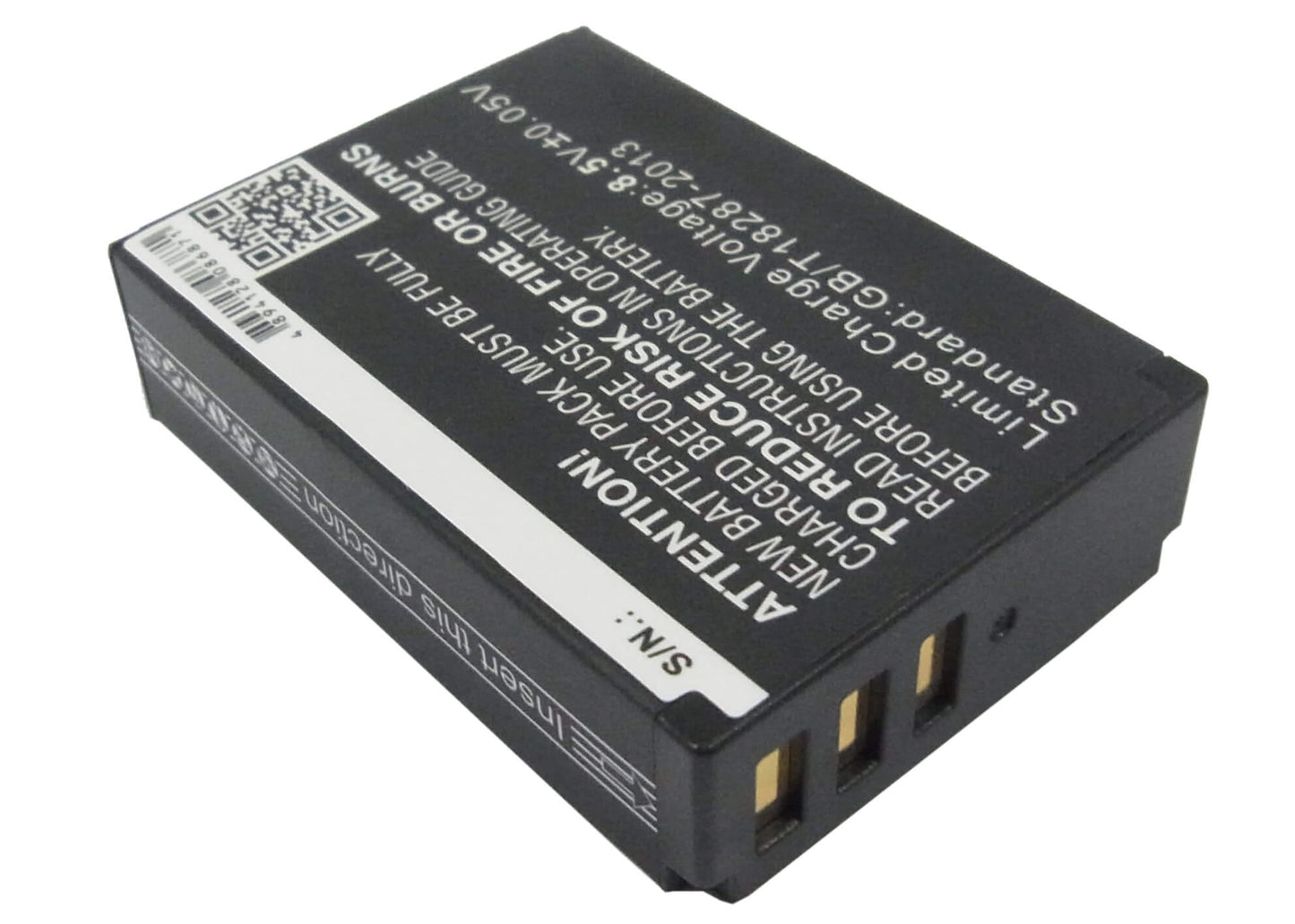7.4V, 850mAh, Li-ion Battery fits Kodak, Pixpro Az651, Pixpro Az651 Astro Zoom, 6.29Wh