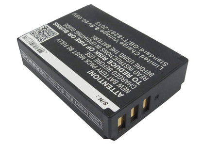 7.4V, 850mAh, Li-ion Battery fits Kodak, Pixpro Az651, Pixpro Az651 Astro Zoom, 6.29Wh