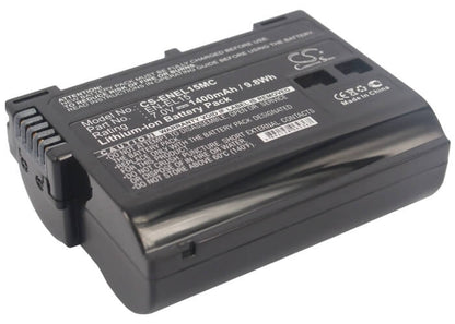 7.0V, 1400mAh, Li-ion Battery fits Nikon, 1 V1, Coolpix D7000, 9.8Wh