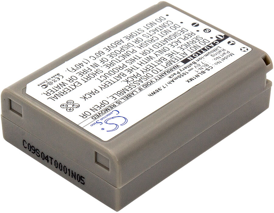 7.6V, 1050mAh, Li-ion Battery fits Olympus, Em1 Ii, E-m1 Ii, 7.98Wh
