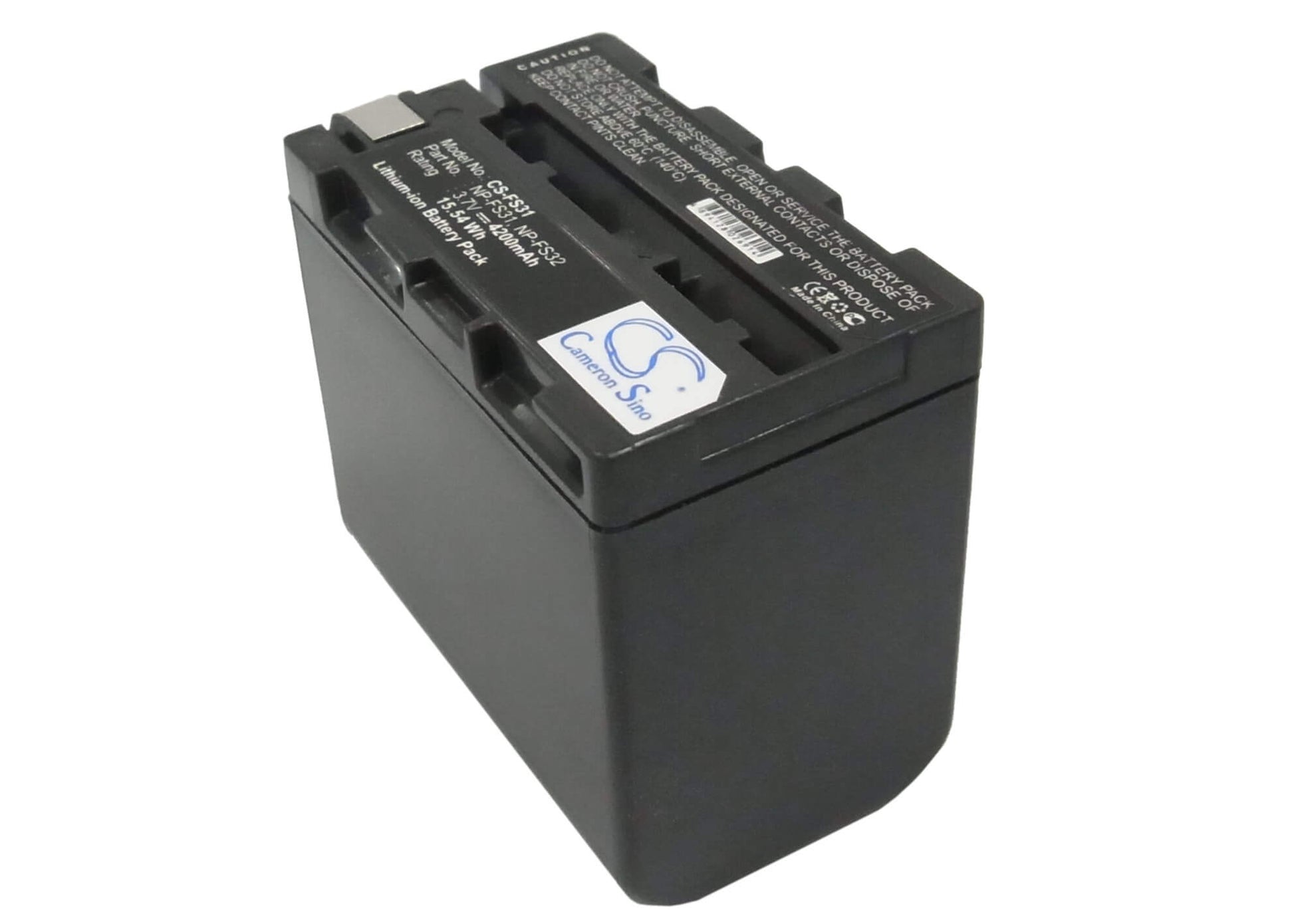 3.7V, 4200mAh, Li-ion Battery fits Sony, Dcr-pc1, Dcr-pc1e, 15.54Wh