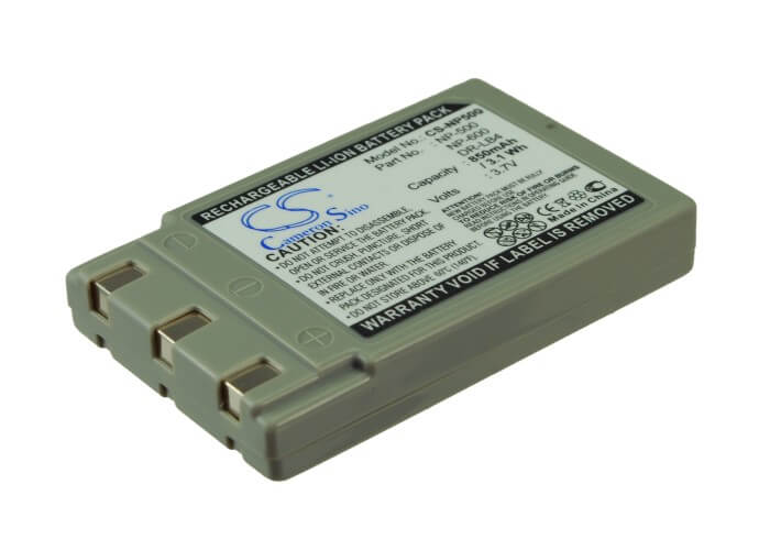 3.7V, 850mAh, Li-ion Battery fits Minolta, Dimage G400, Dimage G500, 3.145Wh