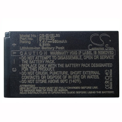 7.4V, 850mAh, Li-ion Battery fits Nikon, 1 Aw1, 1 J1, 6.29Wh
