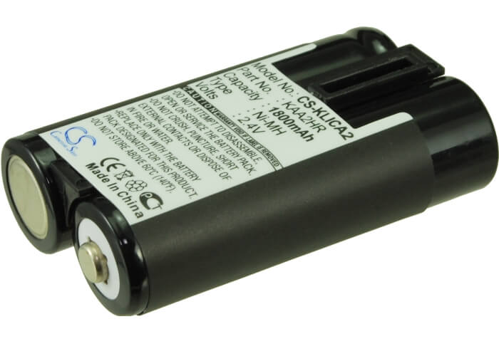 2.4V, 1800mAh, Ni-MH Battery fits Rollei, Dp8300, Dp8330, 4.32Wh