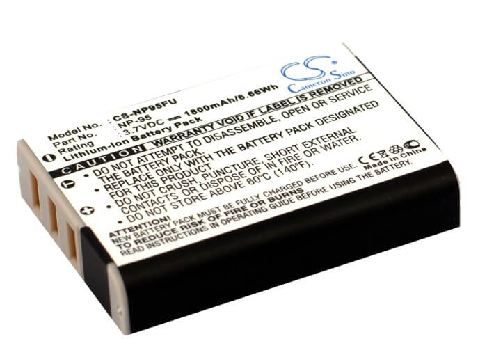3.7V, 1800mAh, Li-ion Battery fits Ricoh, Gxr, Gxr-a12, 6.66Wh