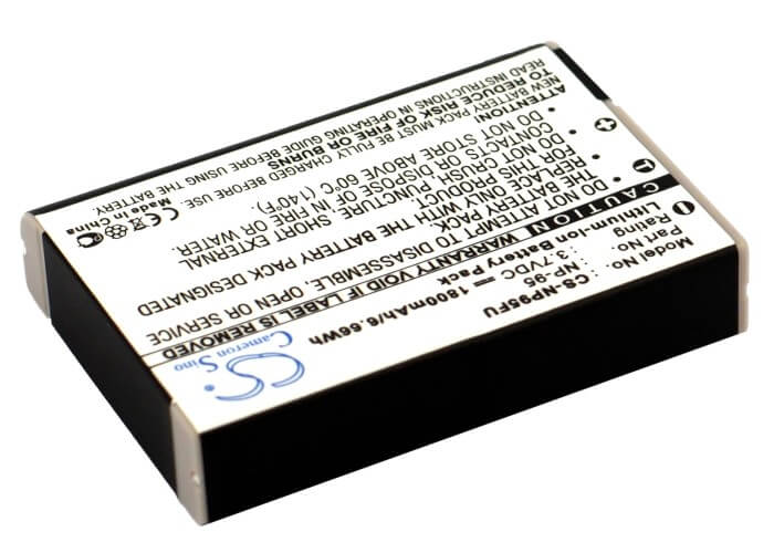 3.7V, 1800mAh, Li-ion Battery fits Ricoh, Gxr, Gxr-a12, 6.66Wh