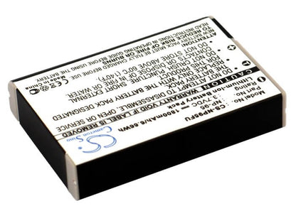 3.7V, 1800mAh, Li-ion Battery fits Ricoh, Gxr, Gxr-a12, 6.66Wh