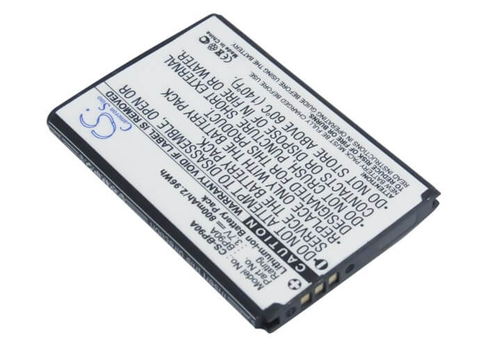 3.7V, 800mAh, Li-ion Battery fits Samsung, Hmx-e10, Hmx-e100p, 2.96Wh