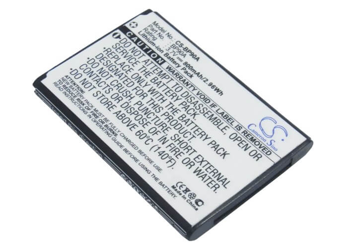 3.7V, 800mAh, Li-ion Battery fits Samsung, Hmx-e10, Hmx-e100p, 2.96Wh