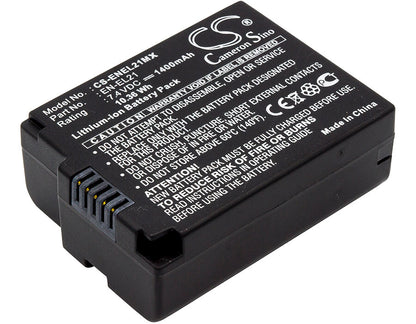 7.4V, 1400mAh, Li-ion Battery fits Nikon, 1 V2, 10.36Wh