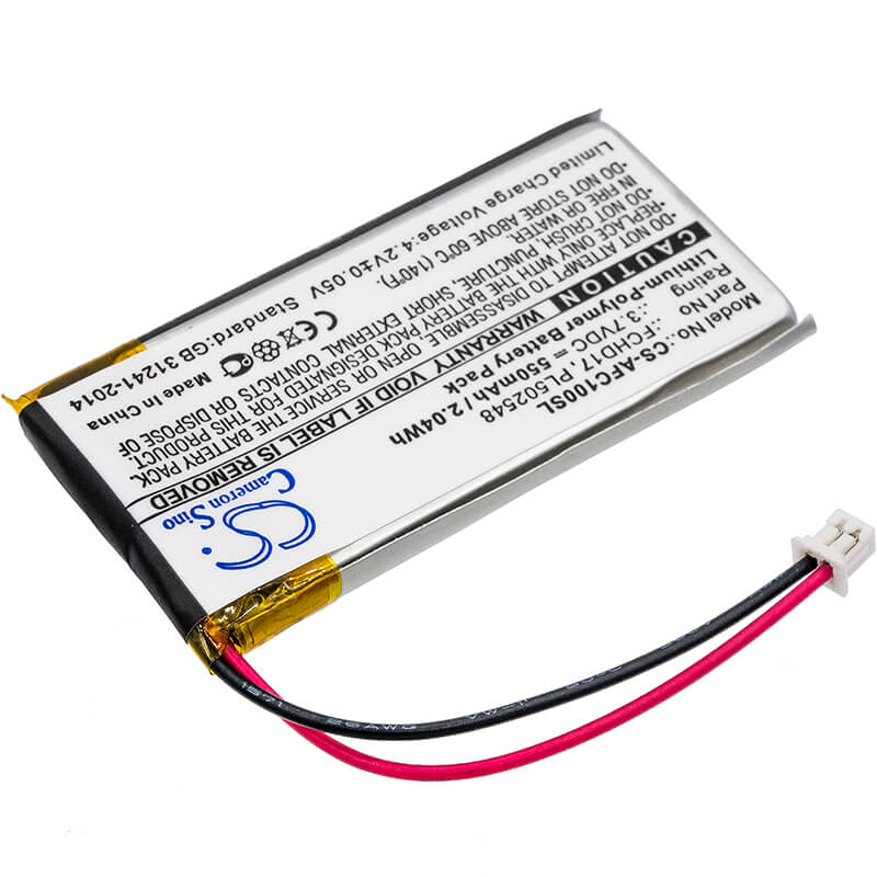 3.7V, 550mAh, Li-Polymer Battery fits Acme, Carc, Flycamone 720p, 2.035Wh