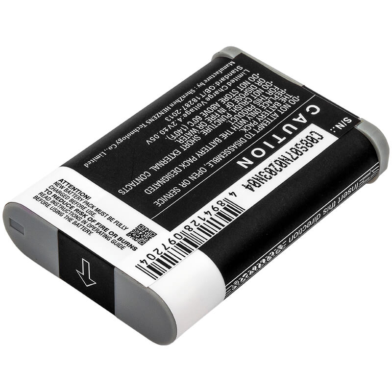 3.6V, 1900mAh, Li-ion Battery fits Canon, Legria Mini X, Powershot G1x Mark ?, 6.84Wh