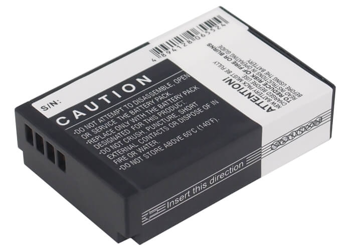 7.4V, 820mAh, Li-ion Battery fits Canon, Eos 100d, Eos Kiss X7, 6.068Wh