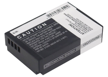 7.4V, 820mAh, Li-ion Battery fits Canon, Eos 100d, Eos Kiss X7, 6.068Wh