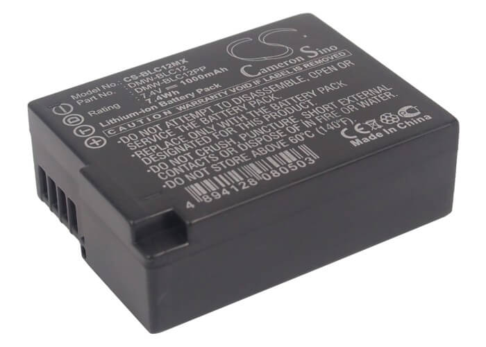 7.4V, 1000mAh, Li-ion Battery fits Panasonic, Lumix Dmc-fz1000, Lumix Dmc-fz200, 7.4Wh