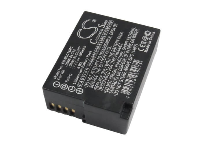 7.4V, 800mAh, Li-ion Battery fits Panasonic, Lumix Dmc-gh2h, lumix Dmc-gh2hgk, 5.92Wh