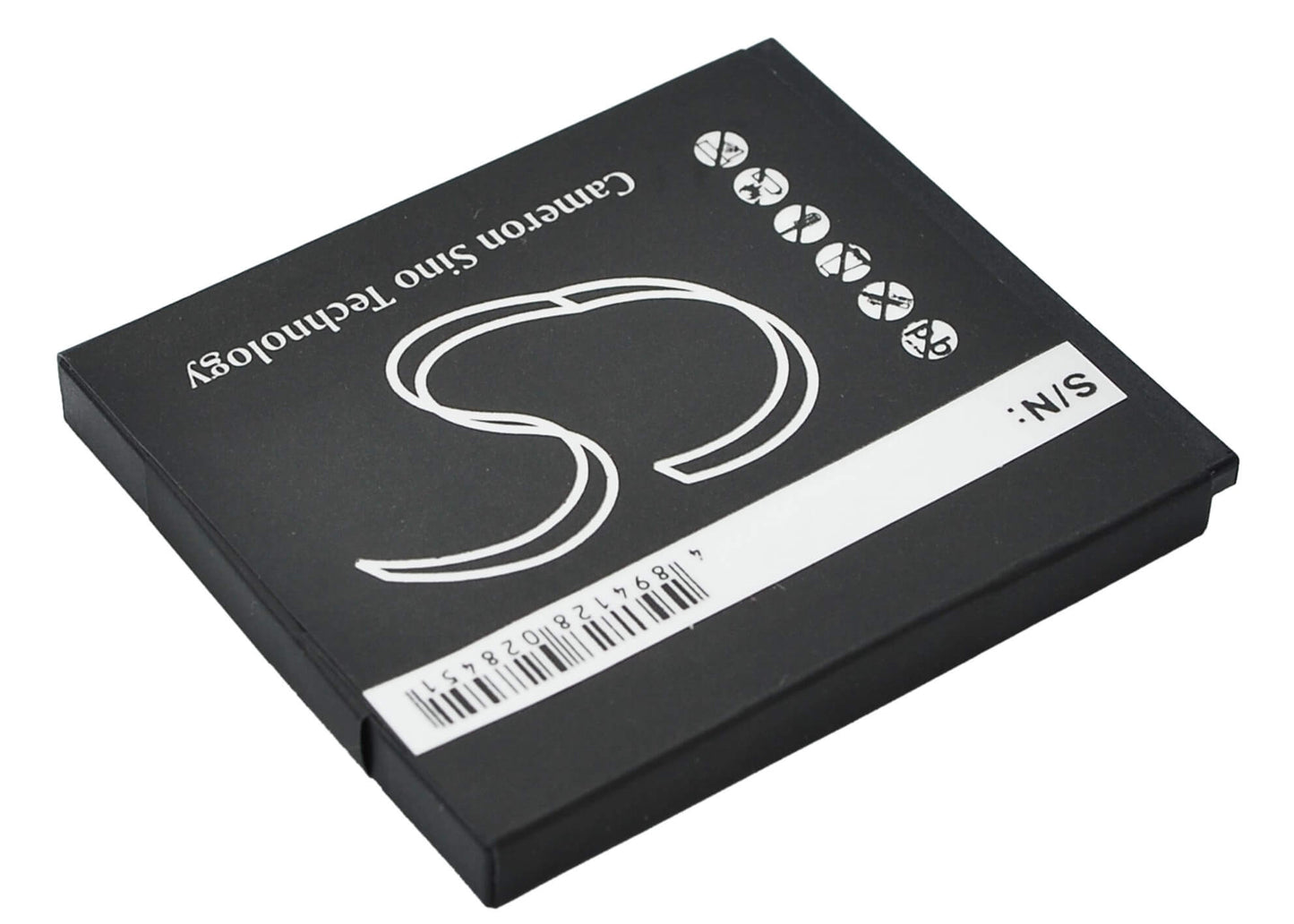 3.7V, 720mAh, Li-ion Battery fits Samsung, St50, St500, 2.664Wh
