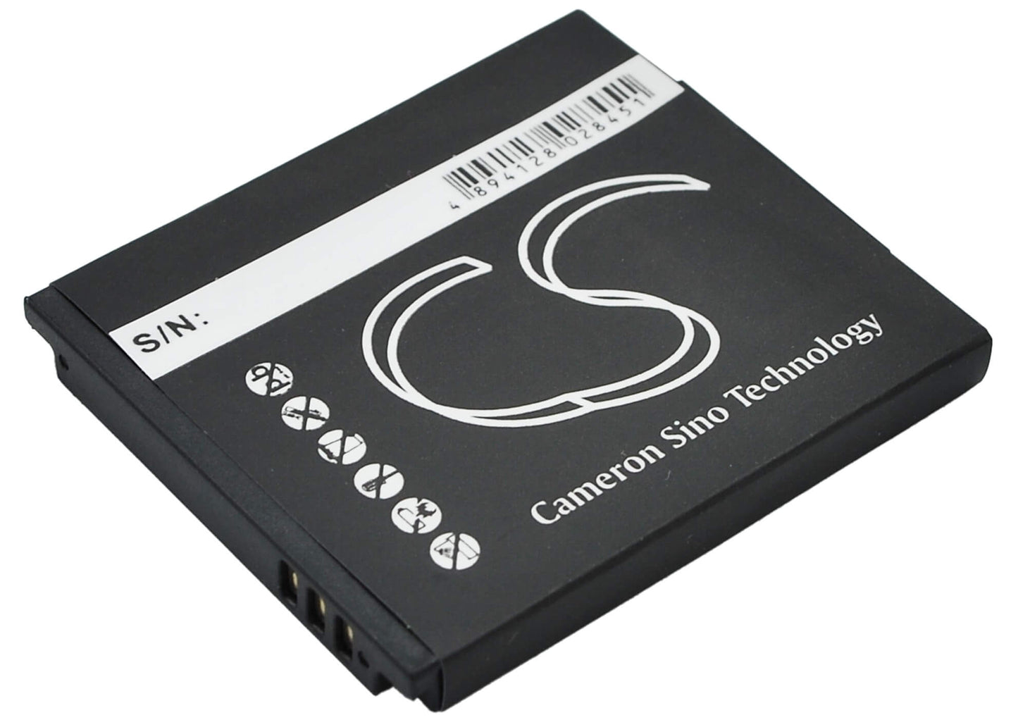 3.7V, 720mAh, Li-ion Battery fits Samsung, St50, St500, 2.664Wh