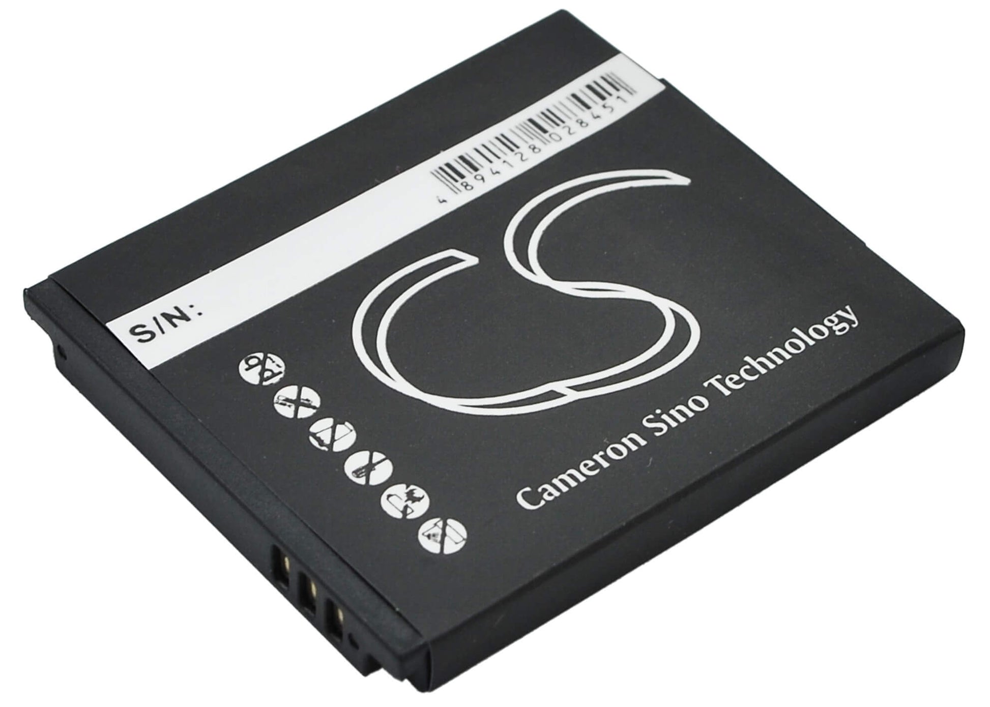 3.7V, 720mAh, Li-ion Battery fits Samsung, St50, St500, 2.664Wh