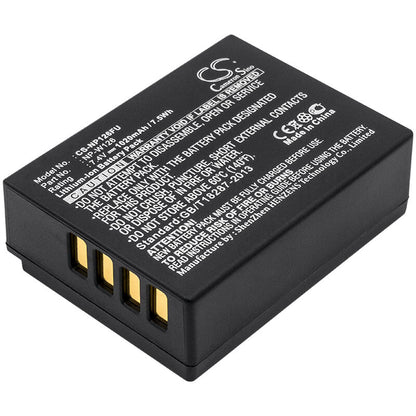 7.4V, 1020mAh, Li-ion Battery fits Fujifilm, Finepix Hs30, Finepix Hs30exr, 7.548Wh