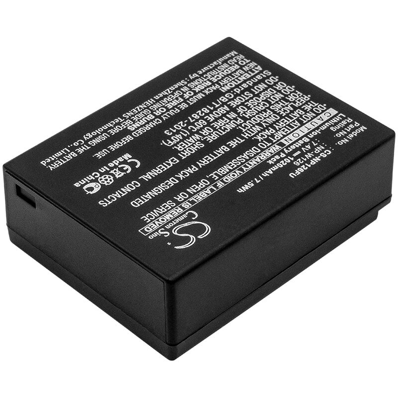 7.4V, 1020mAh, Li-ion Battery fits Fujifilm, Finepix Hs30, Finepix Hs30exr, 7.548Wh