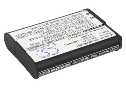 3.8V, 1400mAh, Li-ion Battery fits Nikon, Coolpix P600, Coolpix P610, 5.32Wh