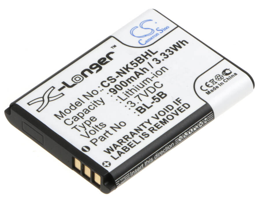 Camera 3.7V, 900mAh, Li-ion Battery fits Ispan, Ddv-965, 3.33Wh