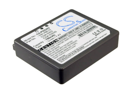 7.4V, 760mAh, Li-ion Battery fits Panasonic, Sdr-s100, Sdr-s100eg-s, 5.624Wh