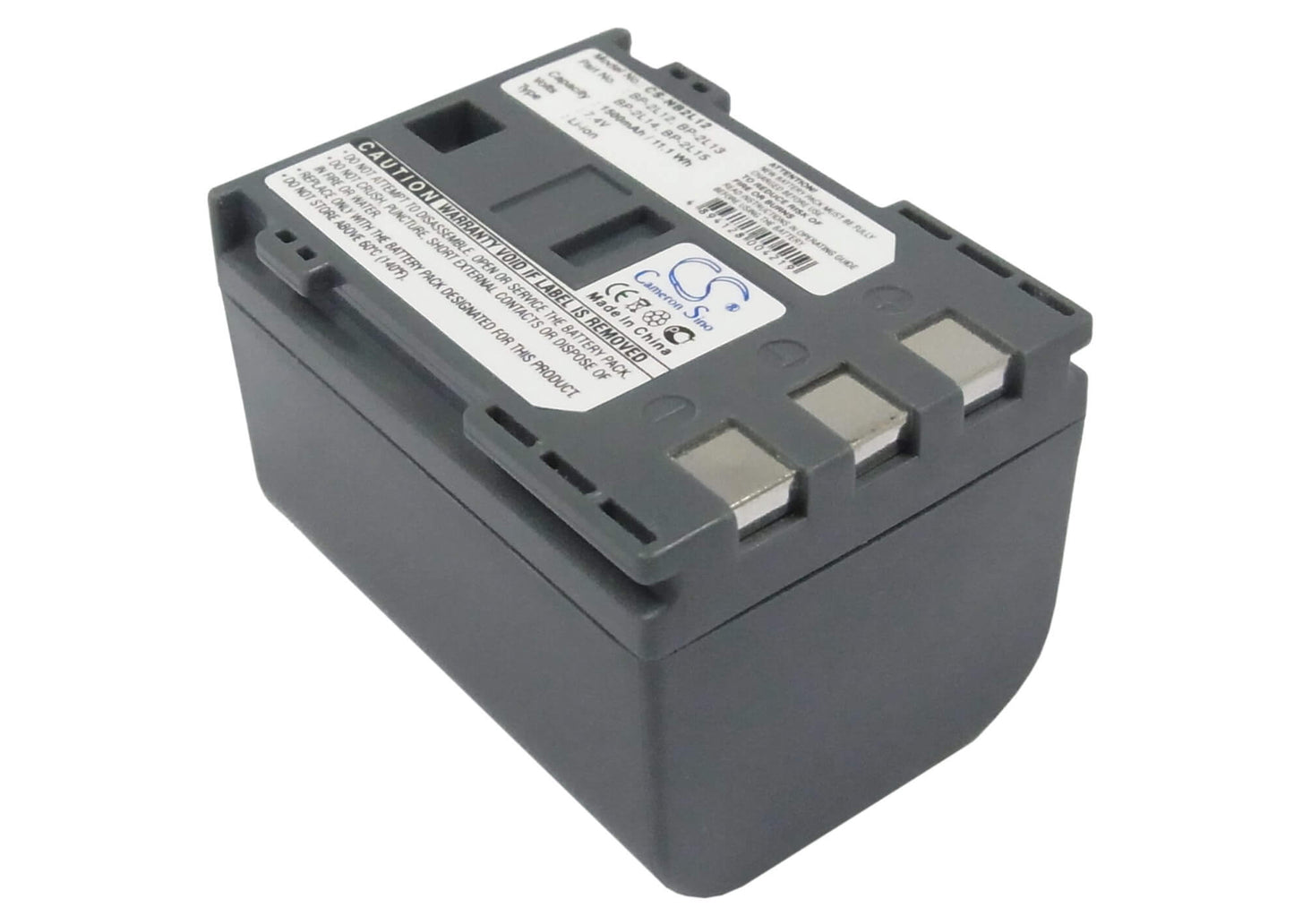 7.4V, 1500mAh, Li-ion Battery fits Canon, Dc310, Dc320, 11.1Wh