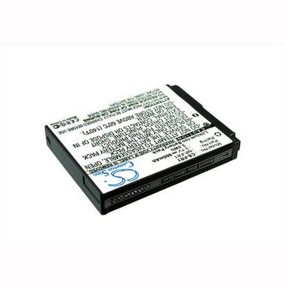 3.7V, 900mAh, Li-ion Battery fits Sony, Cyber-shot Dsc-f88, Cyber-shot Dsc-p100, 3.33Wh
