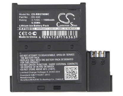 3.7V, 1500mAh, Li-ion Battery fits Aee, D33, Magicam D33, 5.55Wh