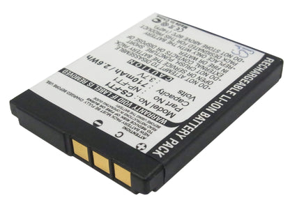 3.7V, 710mAh, Li-ion Battery fits Sony, Cyber-shot Dsc-l1, Cyber-shot Dsc-l1/b, 2.627Wh