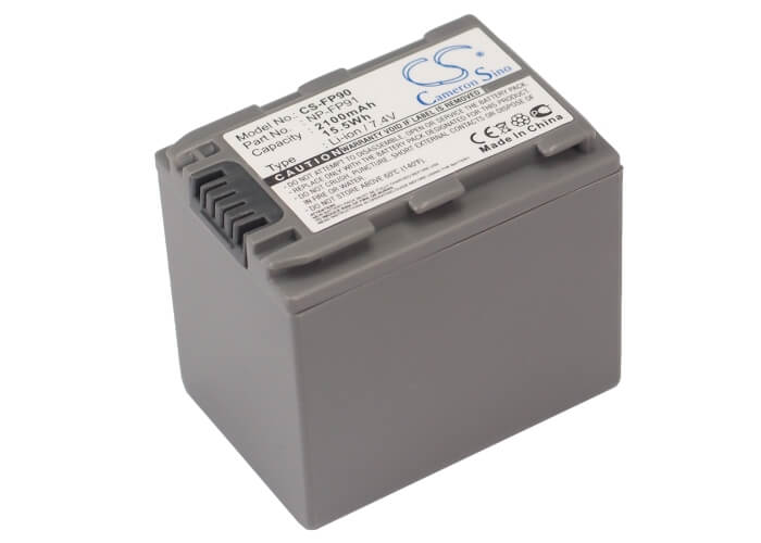 7.4V, 2100mAh, Li-ion Battery fits Sony, Dcr-dvd105, Dcr-dvd105e, 15.54Wh
