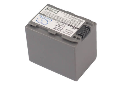 7.4V, 2100mAh, Li-ion Battery fits Sony, Dcr-dvd105, Dcr-dvd105e, 15.54Wh
