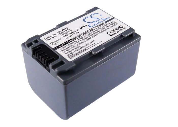 7.4V, 1360mAh, Li-ion Battery fits Sony, Dcr-dvd105, Dcr-dvd105e, 10.064Wh