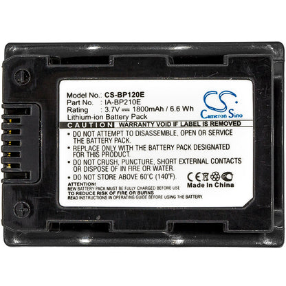 3.7V, 1800mAh, Li-ion Battery fits Samsung, F40, F43, 6.66Wh