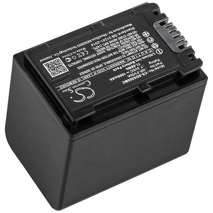7.3V, 1600mAh, Li-ion Battery fits Sony, Fdr-ax33, Fdr-ax40, 11.68Wh