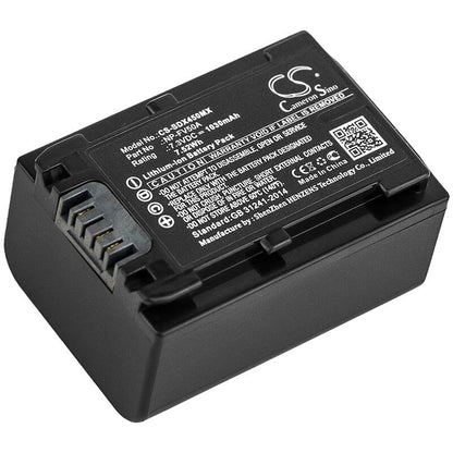 7.3V, 1030mAh, Li-ion Battery fits Sony, Fdr-ax33, Fdr-ax40, 7.519Wh
