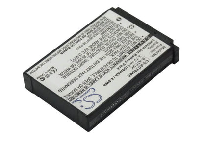 3.7V, 1100mAh, Li-ion Battery fits Oregon Scientific, Atc9k, Atc9k Action Camera, 4.07Wh