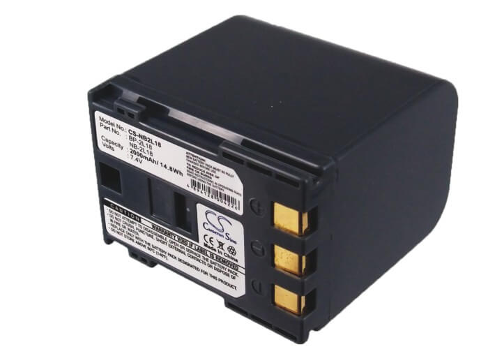 7.4V, 2000mAh, Li-ion Battery fits Canon, Digital Rebel Xt Eos 350d, Dv5, 14.8Wh